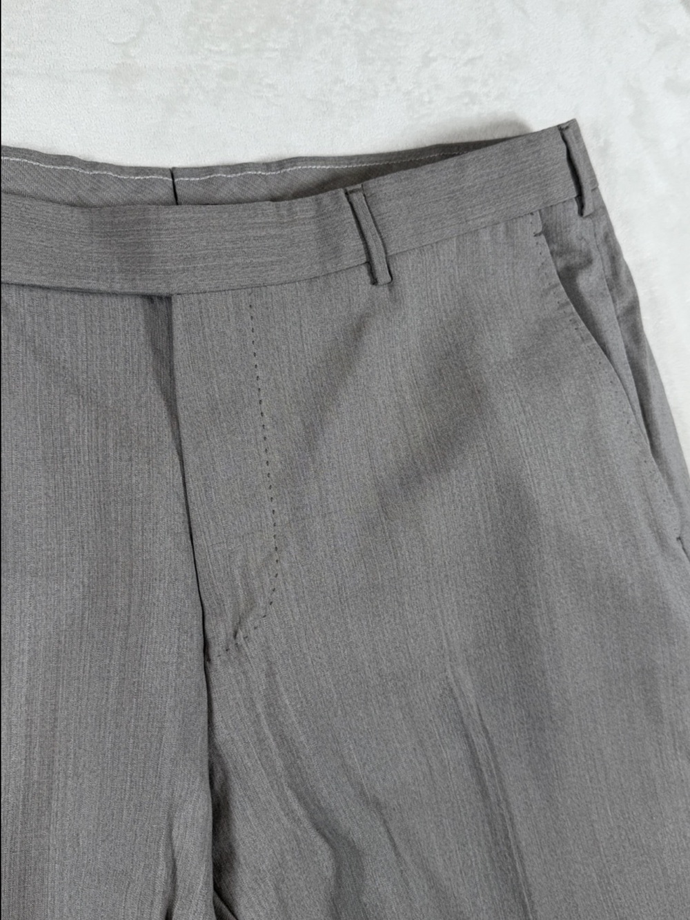 Ermenegildo Zegna High Performance All Season 35W 32L Wool Light Gray Dress Pant - Picture 5 of 10